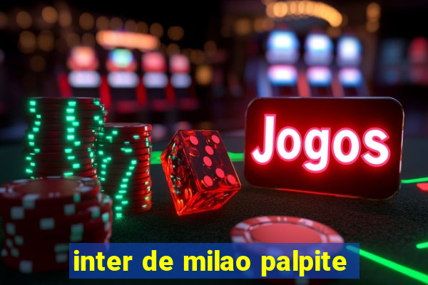 inter de milao palpite